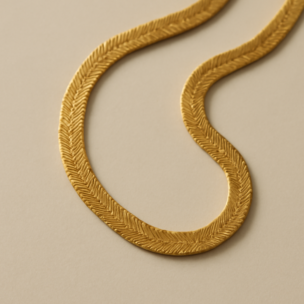 Men's Golden Snake Chain